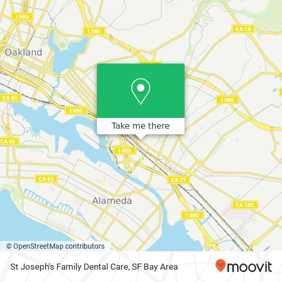 Mapa de St Joseph's Family Dental Care