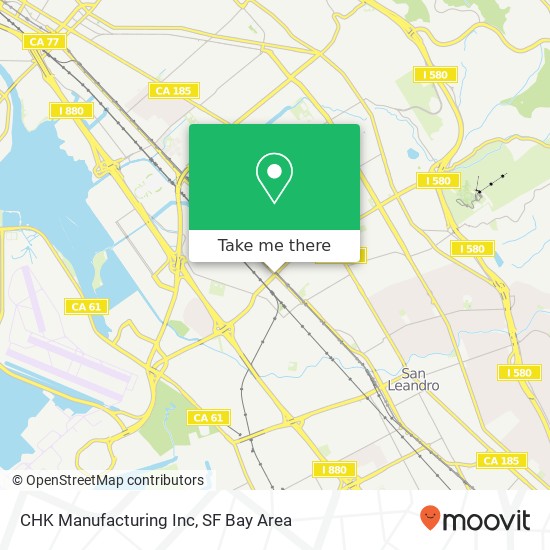 CHK Manufacturing Inc map