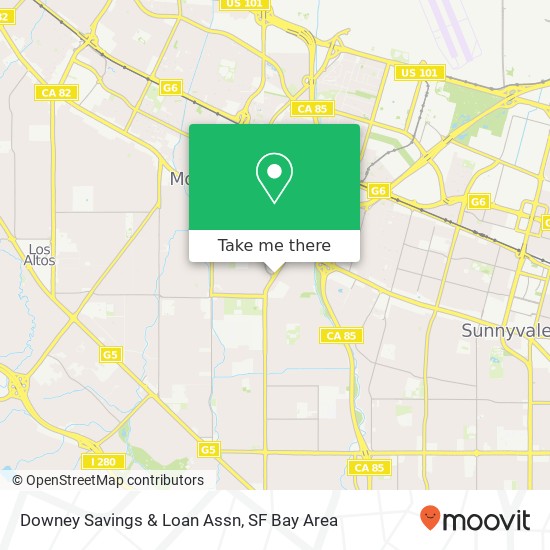 Downey Savings & Loan Assn map