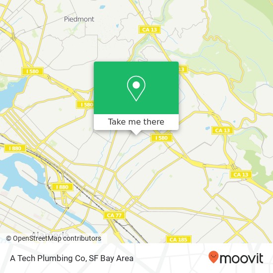 Mapa de A Tech Plumbing Co