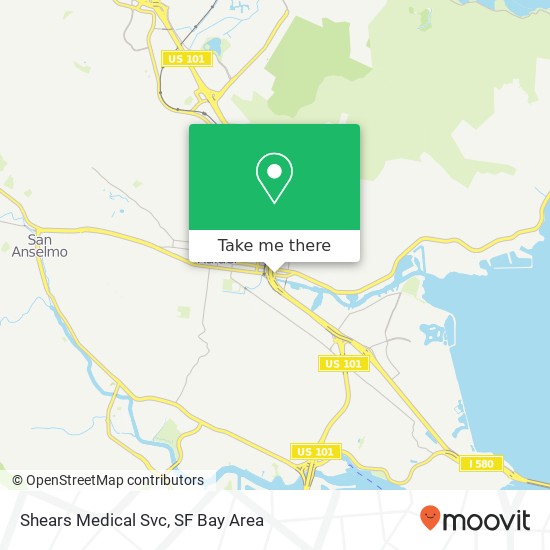 Shears Medical Svc map