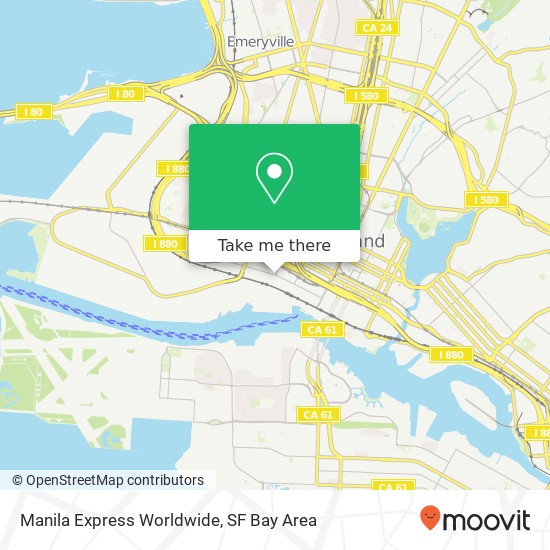 Manila Express Worldwide map