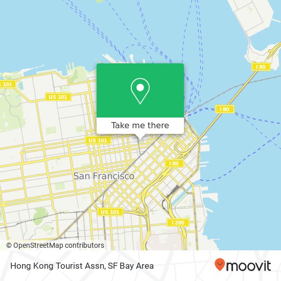 Hong Kong Tourist Assn map