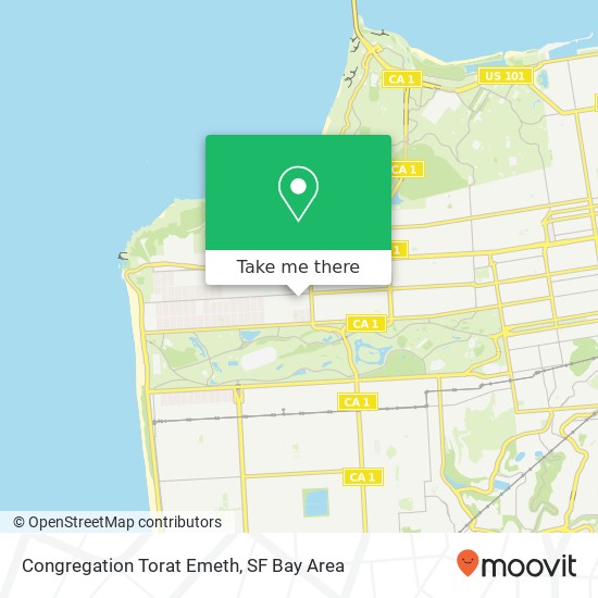Congregation Torat Emeth map