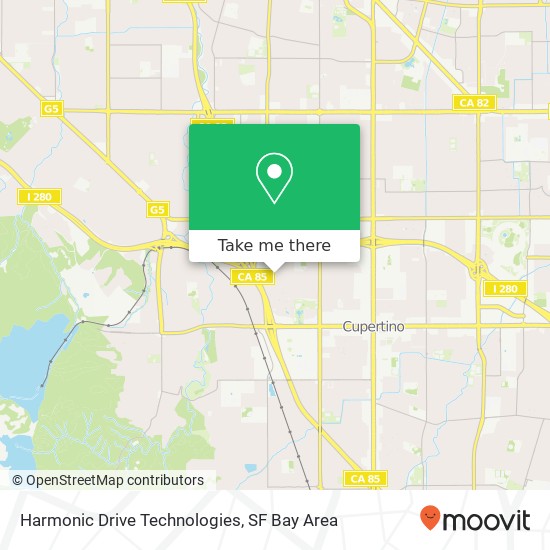 Mapa de Harmonic Drive Technologies