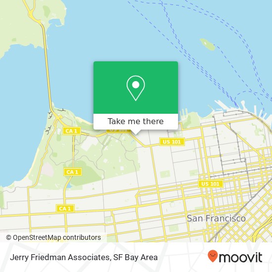 Jerry Friedman Associates map