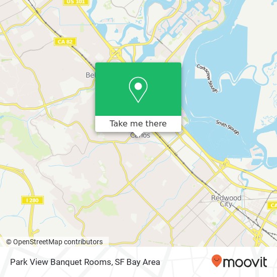 Mapa de Park View Banquet Rooms