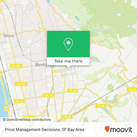 Proxi Management Decisions map