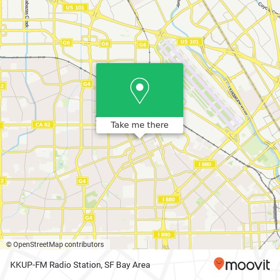 Mapa de KKUP-FM Radio Station