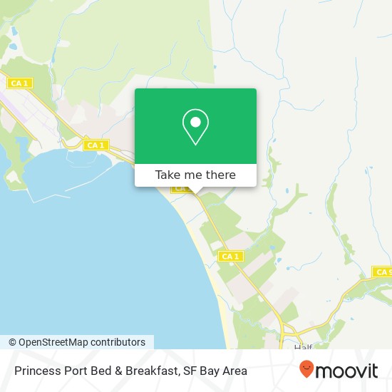 Mapa de Princess Port Bed & Breakfast