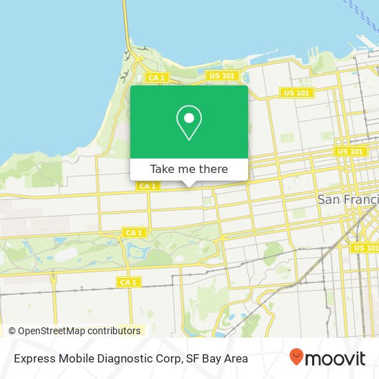Express Mobile Diagnostic Corp map