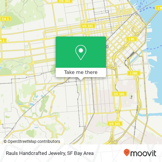 Rauls Handcrafted Jewelry map