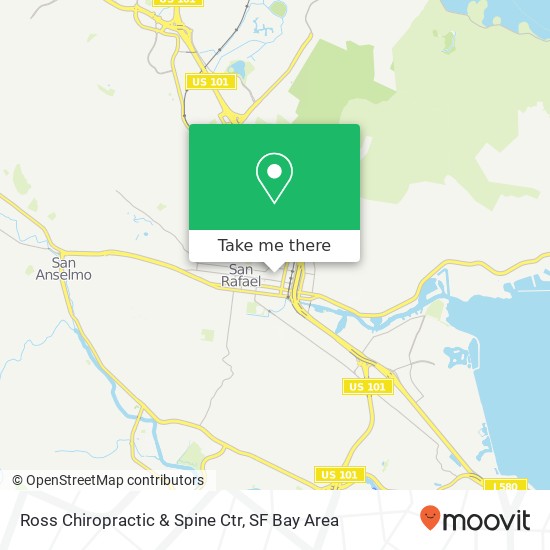 Ross Chiropractic & Spine Ctr map