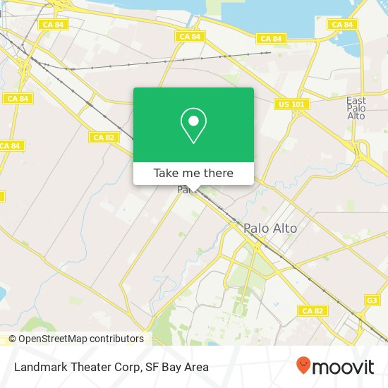 Mapa de Landmark Theater Corp