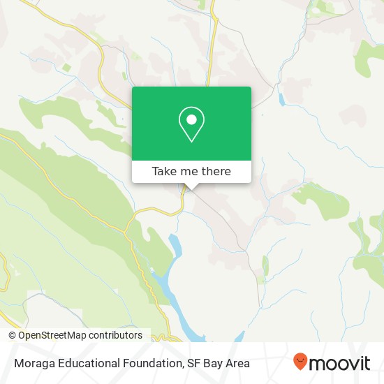 Moraga Educational Foundation map