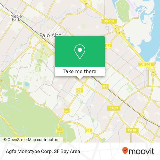 Agfa Monotype Corp map