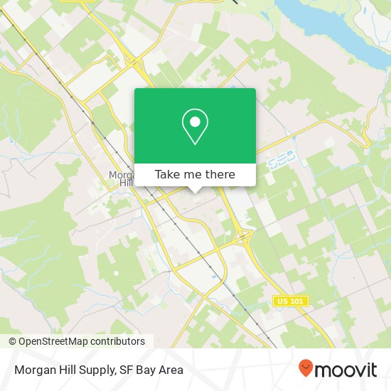 Morgan Hill Supply map