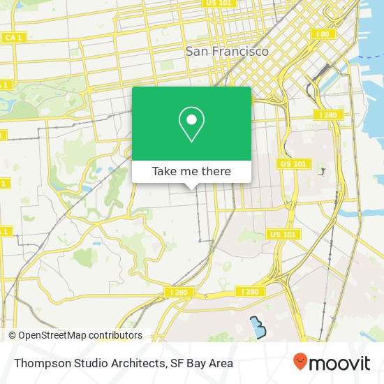 Thompson Studio Architects map