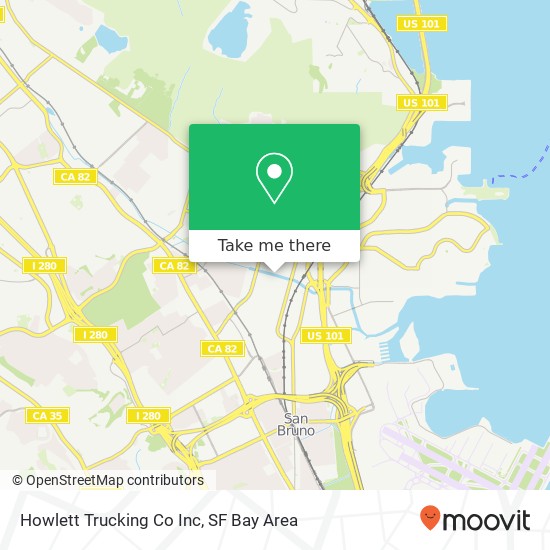 Mapa de Howlett Trucking Co Inc