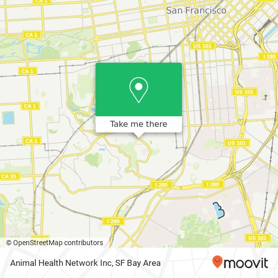 Animal Health Network Inc map