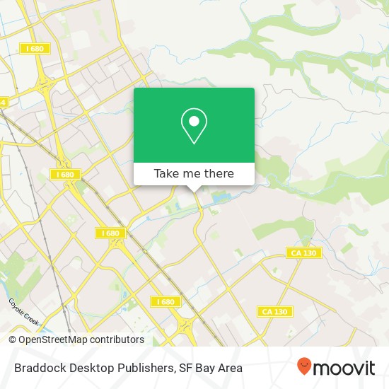 Braddock Desktop Publishers map