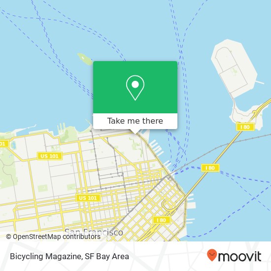 Mapa de Bicycling Magazine