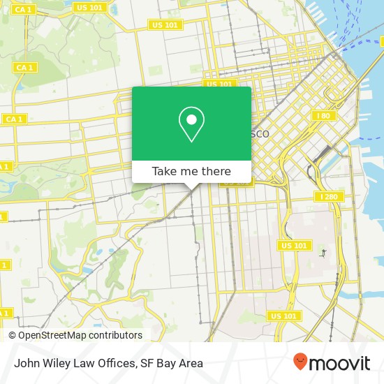 John Wiley Law Offices map