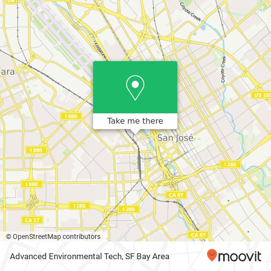 Advanced Environmental Tech map