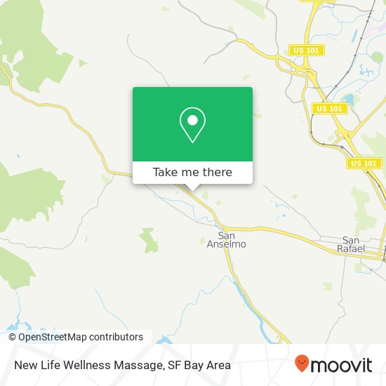 Mapa de New Life Wellness Massage