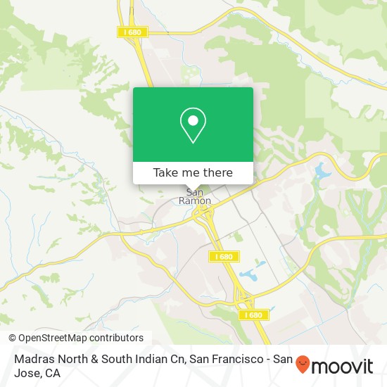 Madras North & South Indian Cn map