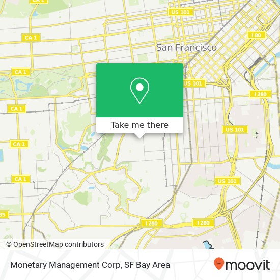 Mapa de Monetary Management Corp