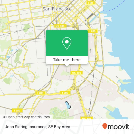 Mapa de Joan Siering Insurance