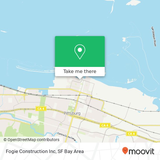 Fogie Construction Inc map