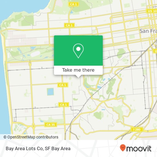 Mapa de Bay Area Lots Co