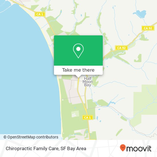 Chiropractic Family Care map