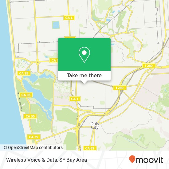 Mapa de Wireless Voice & Data