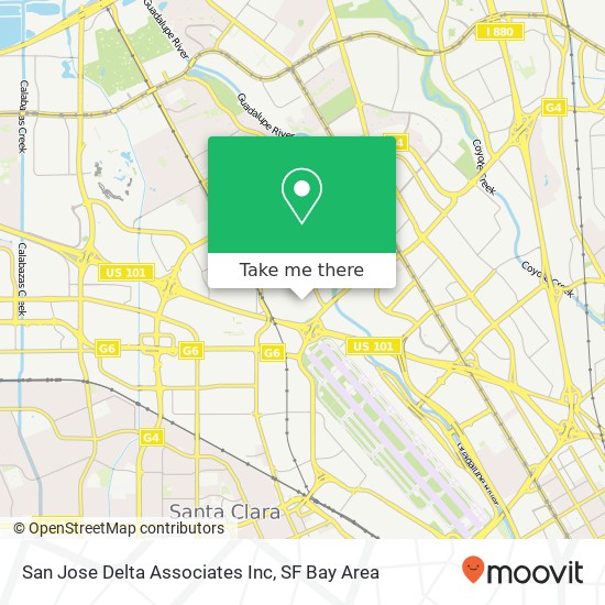 San Jose Delta Associates Inc map