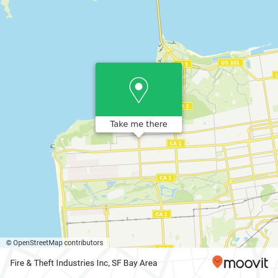 Fire & Theft Industries Inc map