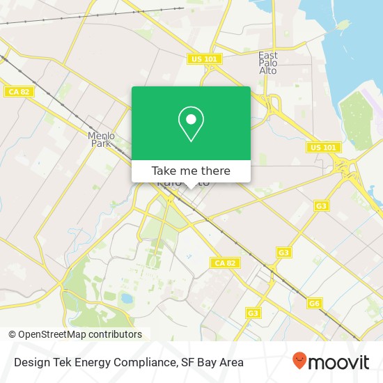 Mapa de Design Tek Energy Compliance