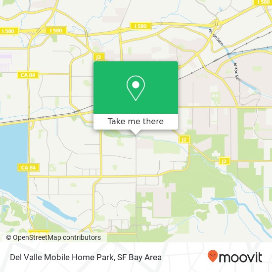 Mapa de Del Valle Mobile Home Park