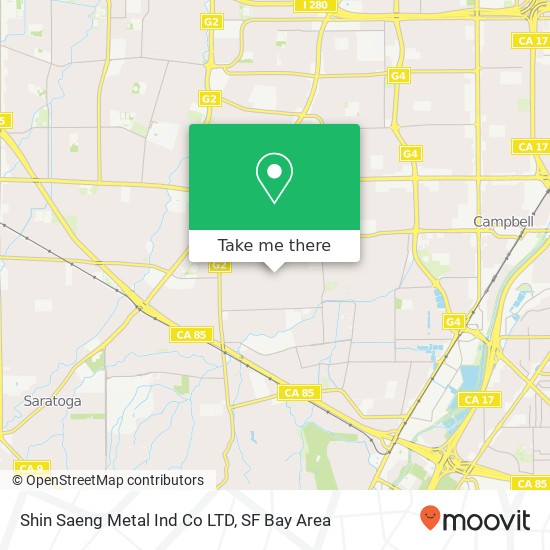 Shin Saeng Metal Ind Co LTD map