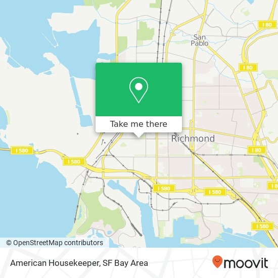 American Housekeeper map