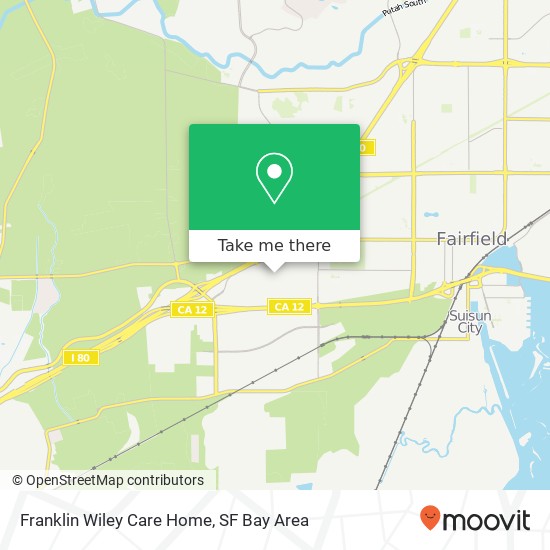 Franklin Wiley Care Home map