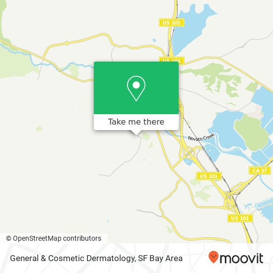 General & Cosmetic Dermatology map