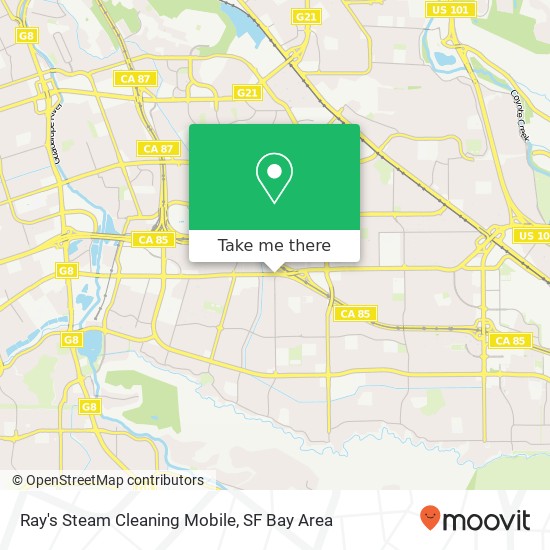 Mapa de Ray's Steam Cleaning Mobile