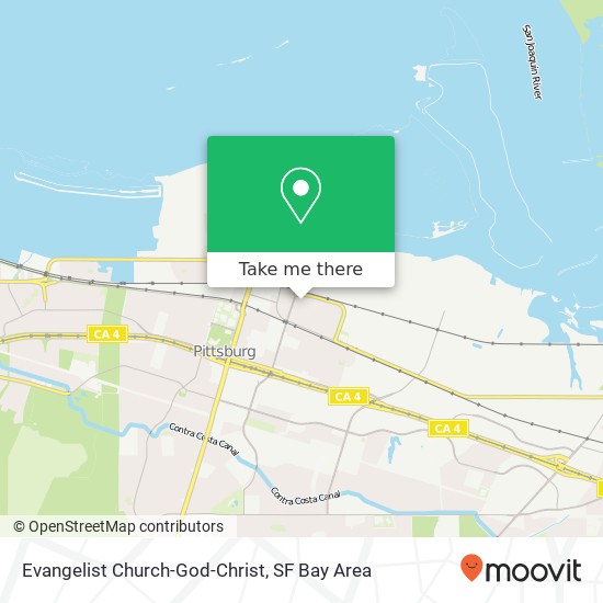 Mapa de Evangelist Church-God-Christ