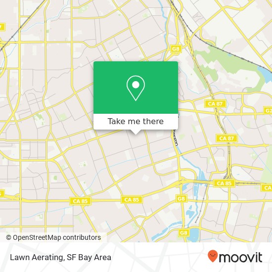 Lawn Aerating map