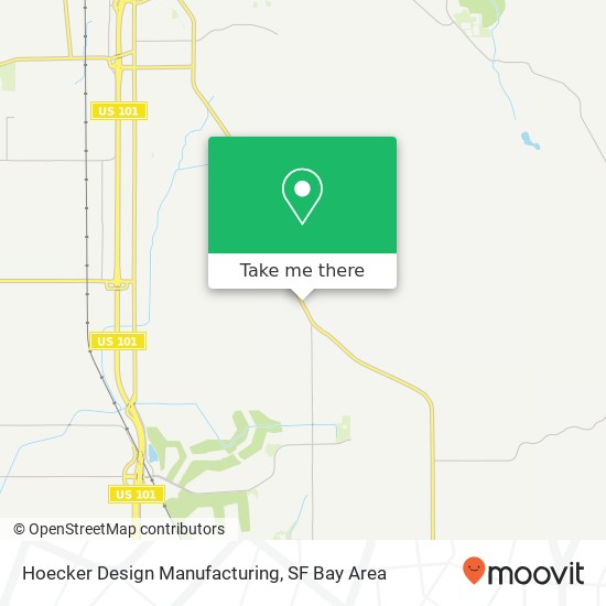 Mapa de Hoecker Design Manufacturing