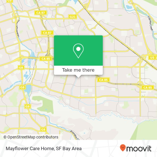 Mayflower Care Home map