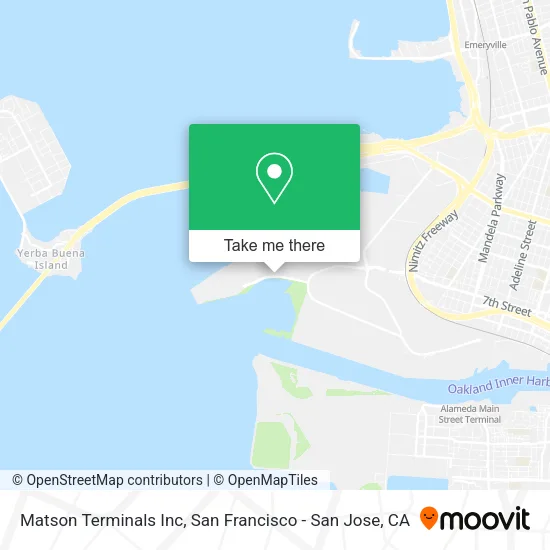 Matson Terminals Inc map